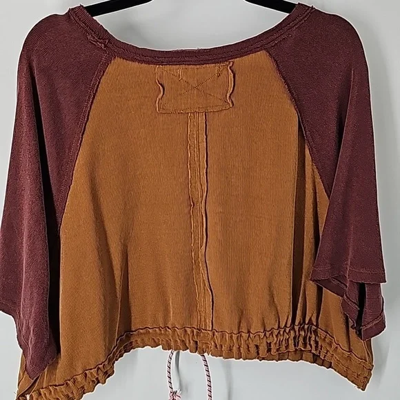 We The Free Burgundy and Mustard Top - Picture 9 of 14